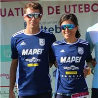 Lucas Aurell y Leti Soria se adjudican la XXV Copa Aragonesa de Duatlón Cros, Trofeo Bilstein Group