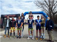 Leticia Soria y Fernando Zorrilla se proclaman campeones de Aragón de Duatlón Sprint