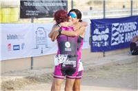 Iván Romero y Leticia Soria se imponen en el XIV Duatlón Cros Ciudad de Alcañiz.