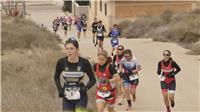 Claudia Esteban y Mario De Miguel revalidan triunfo en el VII Duatlón Cros Villa de Híjar