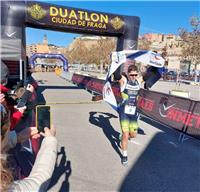 Javier Coscolla y Leti Soria se imponen en el X Duatlón Ciudad de Fraga