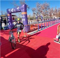 Javier Coscolla y Leti Soria se imponen en el X Duatlón Ciudad de Fraga