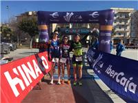 Camilo Santiago y Leticia Soria estrenan el palmarés del I Duatlón Ciudad de Monzón