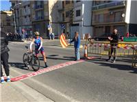 Camilo Santiago y Leticia Soria estrenan el palmarés del I Duatlón Ciudad de Monzón