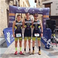 Sergio Latorre y Leti Soria campeones de Aragón de Duatlón Sprint 2024