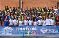 Diez triatletas aragoneses en el Encuentro Nacional de Menores de Triatlón 2018
