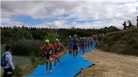 Pablo Melendo y Marta Benito se adjudican el IX Triatlón Villa de Sádaba