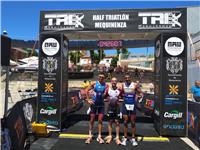 Ignacio Cabrera y Lorena Casanova se adjudican el V Half Triatlón Mequinenza