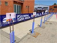 Ignacio Cabrera y Lorena Casanova se adjudican el V Half Triatlón Mequinenza