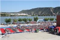 Fernando Zorrilla y Chus Til campeones de Aragón de Triatlón Sprint