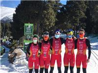 Participación aragonesa en el Campeonato del Mundo de Triatlón de Invierno 2021