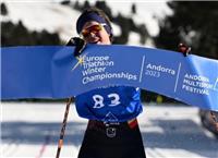 Protagonismo aragonés en el Campeonato de Europa de Triatlón de Invierno 2023