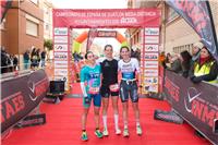 Fernando Zorrilla y Laura Gómez revalidan sus títulos de campeones de España de duatlón en Híjar