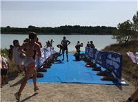 Eduardo Jiménez y Marta Gil estrenan el palmarés del I Acuatlón Triatlón Cierzo