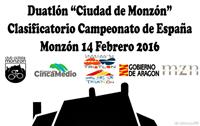 SUSPENDIDO el I Duatlón Ciudad de Monzón previsto para el 14 de febrero