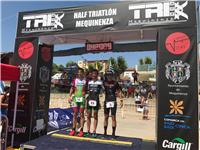 Usoa Ostolaza y Jordi Montraveta ganan el III Half Triatlón de Mequinenza, prueba de la Copa de España MD y LD