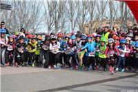 Cientos de chavales disfrutan del duatlón en Utebo