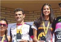 Miguel A. Núñez y Ana Llanos liberan provisionalmente la XX Copa Aragonesa de Duatlón Cros