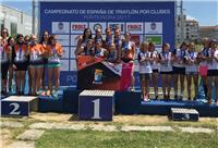 Resultados de los equipos aragoneses en el Campeonato España de Clubes de Triatlón 2017
