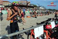 Dos triatletas aragoneses participan en la primera edición del ProTour FETRI con una participación de lujo