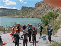 La selección aragonesa de triatlón escolar preparada para el Campeonato de España por Autonomías