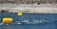 David Huertas y Ana Revilla repiten como campeones de Aragón de Triatlón Olímpico