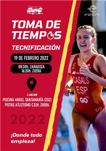 Toma de Tiempos PNTD 2022 para Cadetes, Juvenil, Junior y Paratriatlón