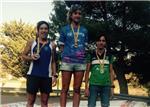 Fernando Zorrilla y Rebeca Terradas campeones de Aragón de Acuatlón 2015