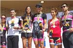 Carlos Fernández y Ana Llanos campeones de Aragón de Duatlón Cros 2017