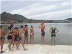 Jornada de iniciación al triatlón en Mequinenza