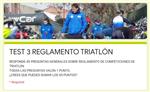 Propuesta para confinamiento: Test sobre Reglamento de competiciones.