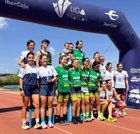 El equipo masculino y femenino de Stadium Casablanca Mapei campeones de Aragón de Duatlón contrarreloj por equipos