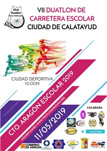 VII Duatlon de Carretera Escolar de Calatayud. Cto de Aragón Escolar de Duatlón 2019