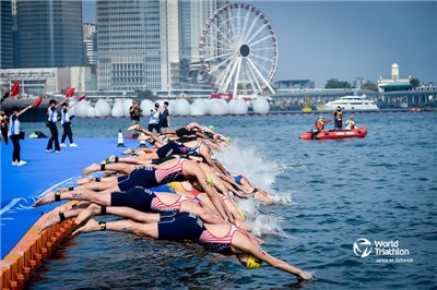 Marta Pintanel participa este sábado en las Series Mundiales de Triatlón de Yokohama.