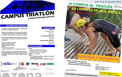 Vacaciones deportivas para nuestros futuros triatletas