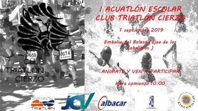 I Acuatlón Escolar Triatlón Cierzo