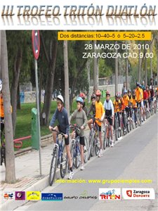 III Trofeo Tritón de Duatlón- Campeonato de Aragón de Duatlón