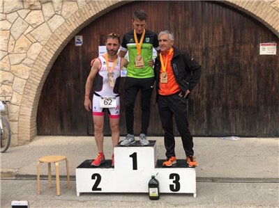 Leticia Soria y Lucas Aurell inauguran el palmarés del I Duatlón Cros “Mariano El Topo”