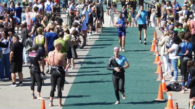 Marta Borbón y Javier Coscolla vencen en el VI Triatlon Ibercaja Ciudad de Zaragoza