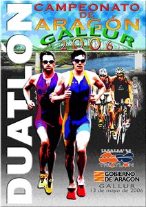 Duatlón de Gallur. Campeonato de Aragón de Duatlón 2006.