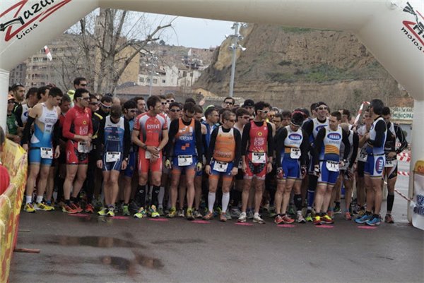 Gran ambiente y participación en el I Duatlón Ciudad de Fraga