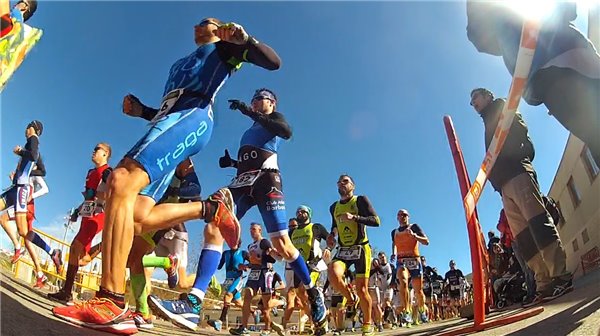 El espectáculo del duatlón se da cita en Fraga