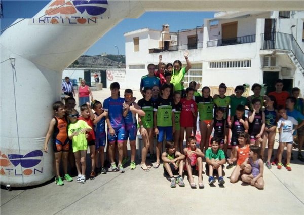 90 niños participan en el III Triatlón de Carretera de los Juegos Escolares en Calatayud